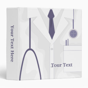 Doctor Medical Lab Coat Custom Binder