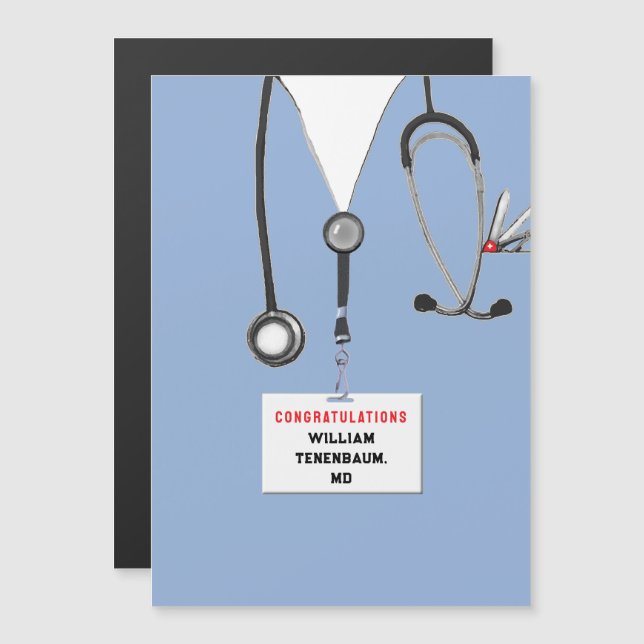 Doctor Medical School Graduation (Front/Back)