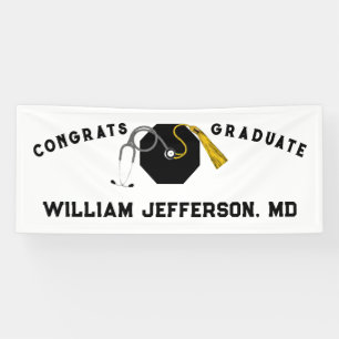 Doctor Medical School Graduation Banner
