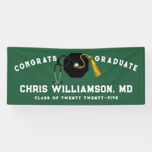 Doctor Medical School Graduation Banner