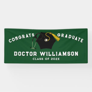Doctor Medical School Graduation Banner