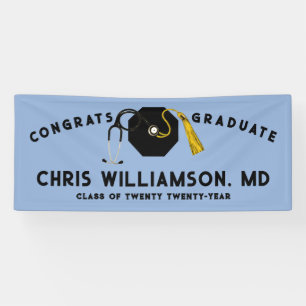 Doctor Medical School Graduation Banner