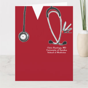Doctor Medical School Graduation Card