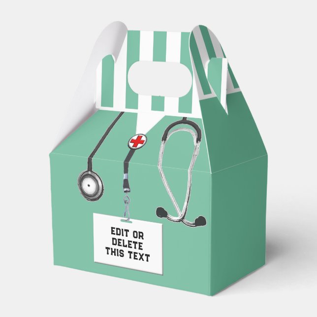 Doctor Medical School Graduation Favor Box (Front Side)