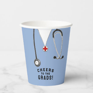 Doctor Medical School Graduation Paper Cups