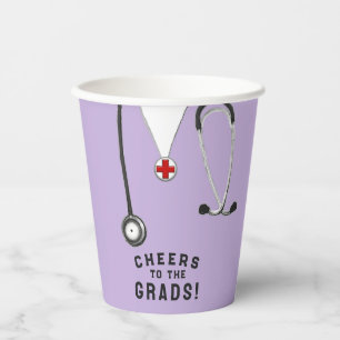 Doctor Medical School Graduation Paper Cups