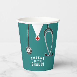 Doctor Medical School Graduation Paper Cups