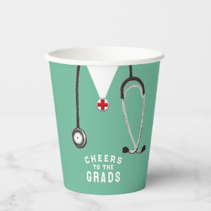 Doctor Medical School Graduation Paper Cups