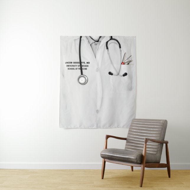 Doctor Medical School Graduation Party Tapestry (In Situ)