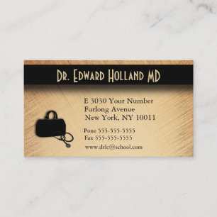 Doctor / Medical with Appointment Area on Back