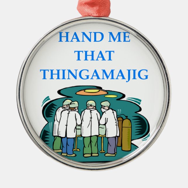 doctor metal ornament (Front)