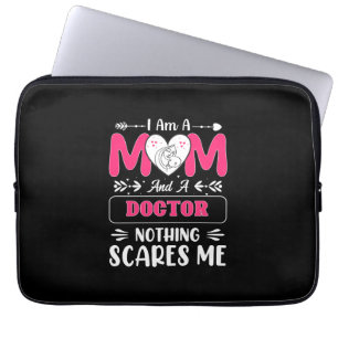 Doctor Mom, Funny Doctor Mom Laptop Sleeve