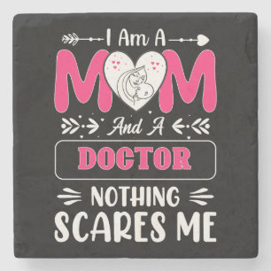 Doctor Mom, Funny Doctor Mom Stone Coaster