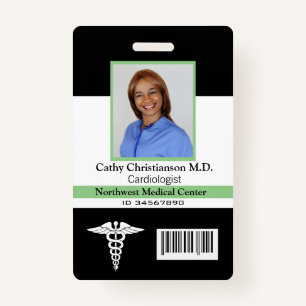 Doctor Name Photo Badge Scanner Code