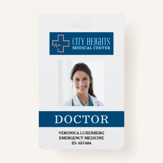 Doctor Name Photo ID Hospital Logo Professional Badge