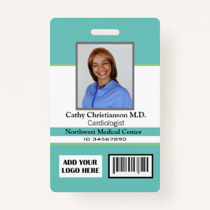 Doctor Name Photo Logo Badge Scanner Code