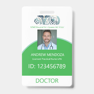 Doctor Name Tag Photo IDs Physicians &Badges Badge