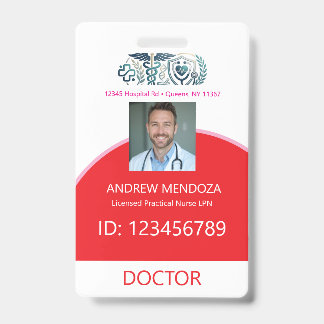 Doctor Name Tag Photo IDs Physicians &Badges Badge