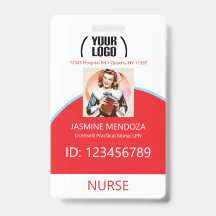 doctor nurse badges Hospital Employee Medical