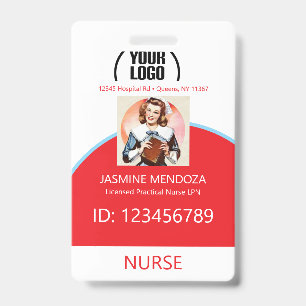 doctor nurse badges Hospital Employee Medical