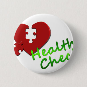 Doctor Nurse Medical Office Business Peace Love 2 Inch Round Button