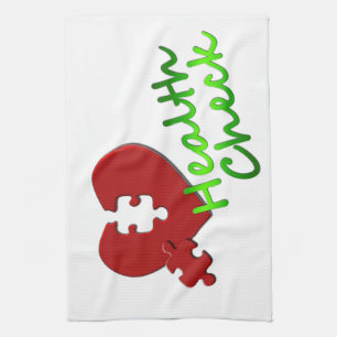 Doctor Nurse Medical Office Business Peace Love Kitchen Towel