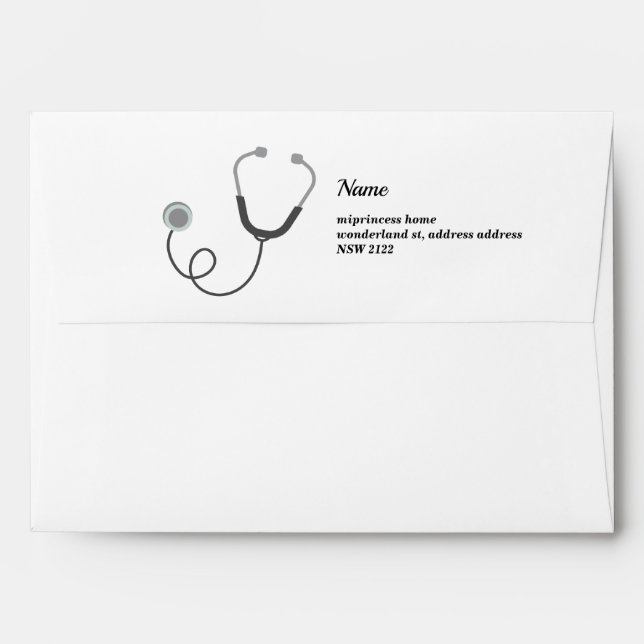Doctor , Nursing, Medical, hospital Envelope (Back (Top Flap))