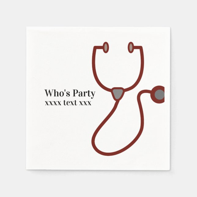 Doctor , Nursing, Medical Napkin (Front)