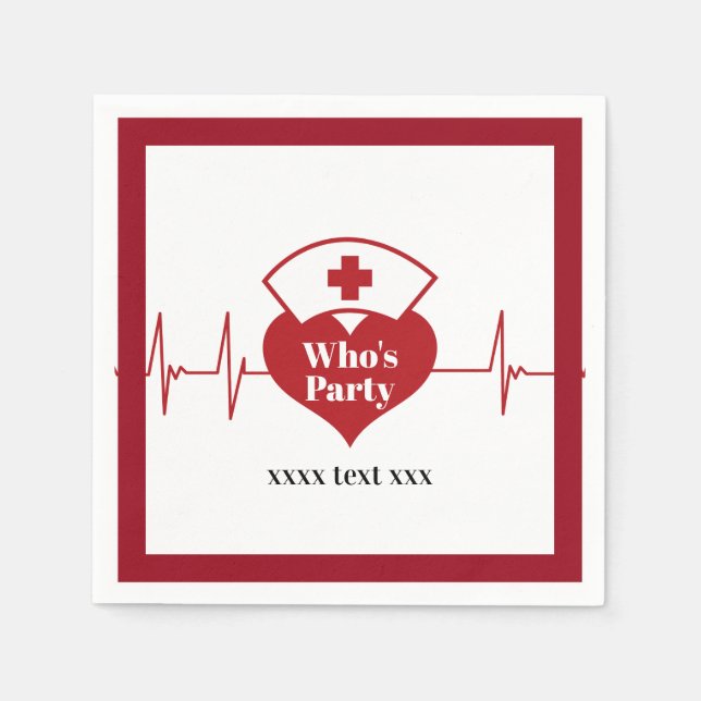 Doctor , Nursing, Medical Napkin (Front)