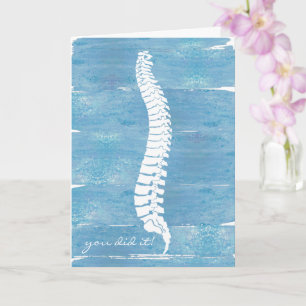 Doctor of Chiropractic Graduation Card, DC grad,   Card