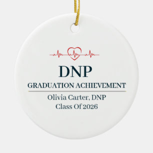 Doctor of Nursing Practice Custom Name Since Year Ceramic Ornament