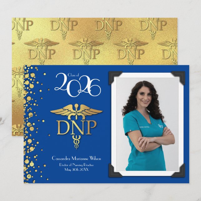 Doctor of Nursing Practice Graduation Announcement (Front/Back)