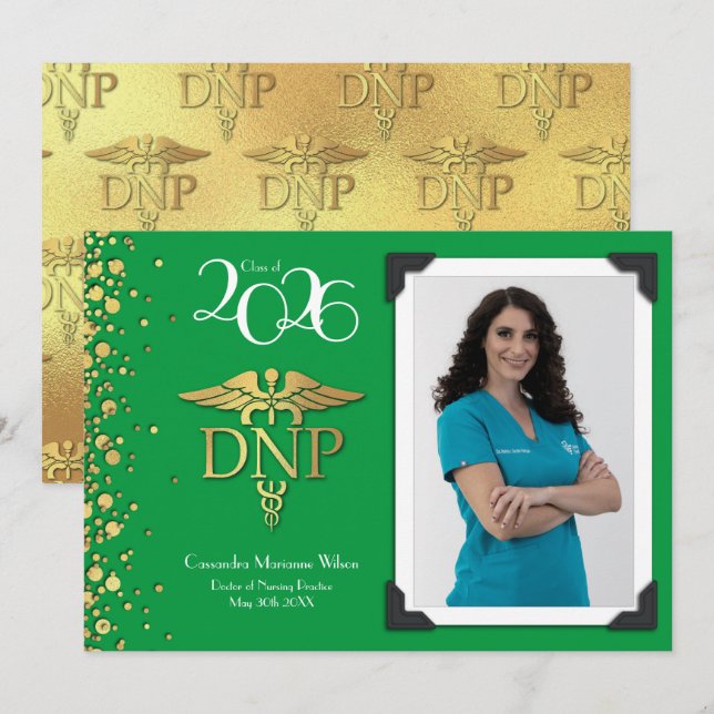 Doctor of Nursing Practice Graduation Announcement (Front/Back)