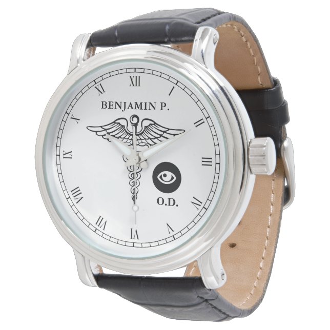 Doctor of Optometry Personalized Watch (Angled)
