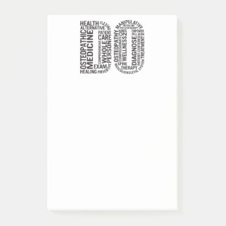 Doctor of Osteopathic Medicine DO Osteopathy Post-it Notes