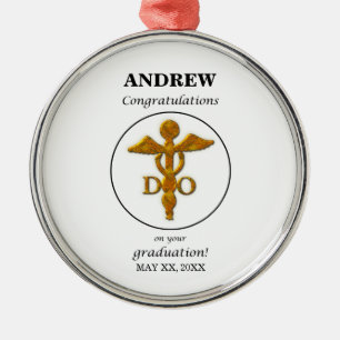 Doctor of Osteopathy Graduation Congratulation Metal Ornament