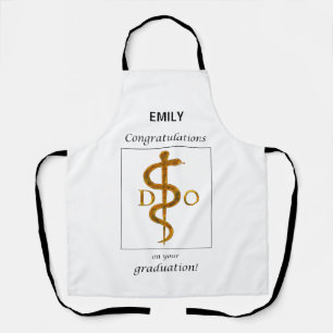 Doctor of Osteopathy Graduation Congratulations Apron