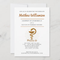 Doctor of Pharmacy School Graduation Symbol
