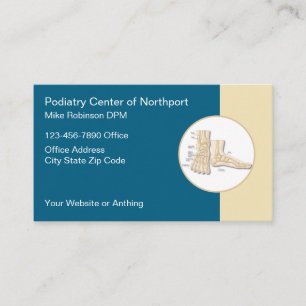 Doctor Office Podiatri Business Card