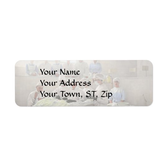 Doctor - Operation Theatre 1905 Return Address Label