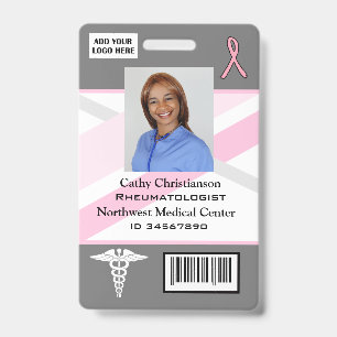 Doctor or nurse Name Badge Scanner Code