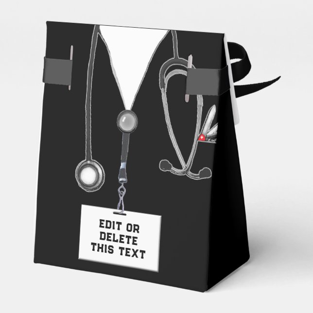 Doctor Party Favor Box (Back Side)