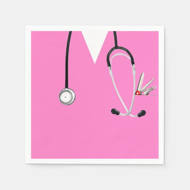 Doctor Party Napkin (Front)