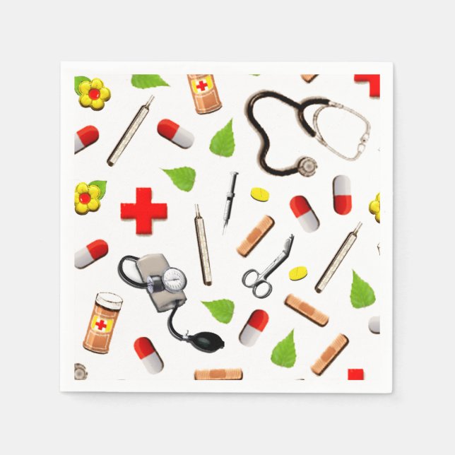 Doctor Party Napkin (Front)