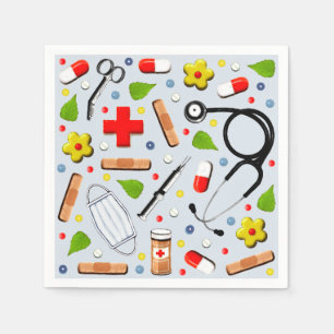 Doctor Party Napkin