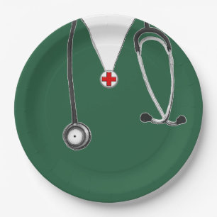 Doctor Party Paper Plate
