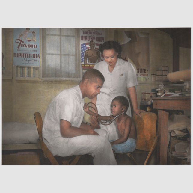 Doctor - Pediatrician - From the heart 1942 Tissue Paper (Front)