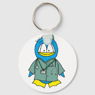 Doctor Penguin Keychain