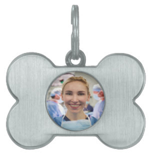 Doctor Photo Customize Personalize Pet ID Tag