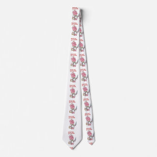Doctor pig with syringe in hand | choose back colo tie